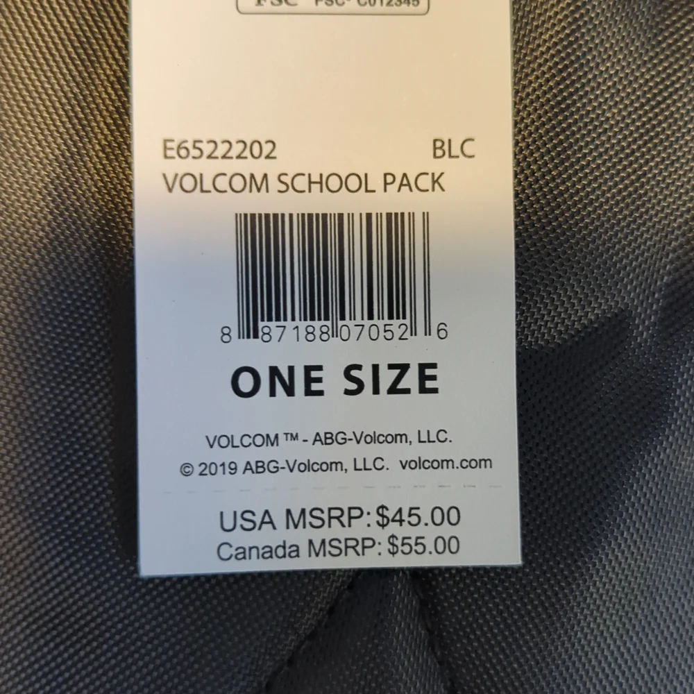 Volcom Backpack - Picture 6 of 6